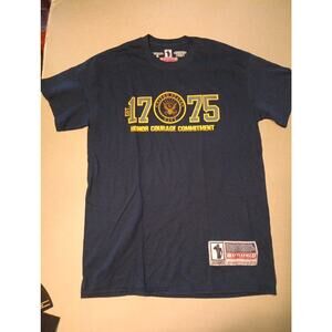 US Navy Shirt Medium Large New Freedom Honor Courage Commitment Veteran M Adult